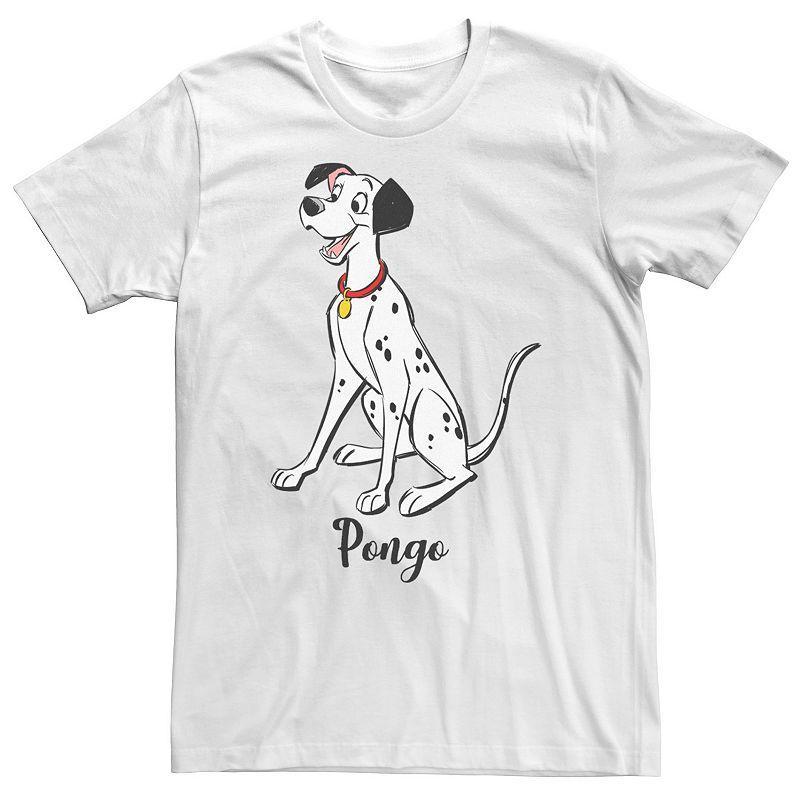 Big & Tall Disney 101 Dalmatians Pongo Portrait Tee, Mens Product Image