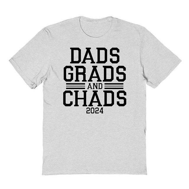 Mens COLAB89 by Threadless Dads Grad And Chads 2024 Graduate Graphic Tee Product Image