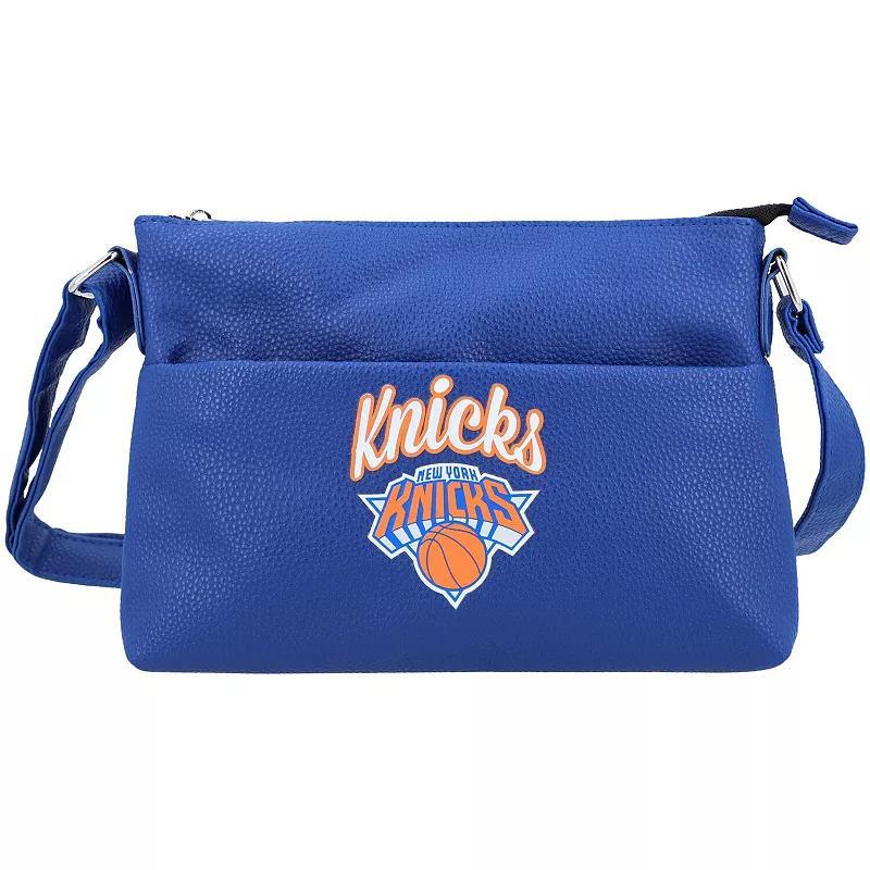 Womens FOCO New York Knicks Logo Script Crossbody Handbag Product Image