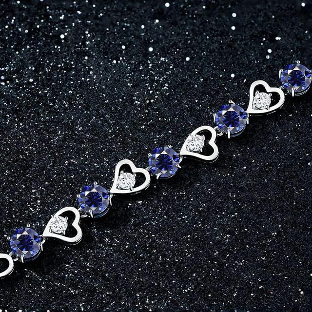 CZ Heart Bracelet Product Image