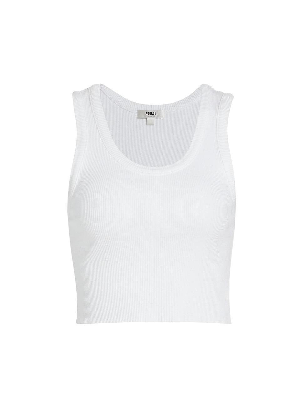 AGOLDE Cropped Poppy Tank Size L, M, S, XL. Product Image