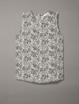 Flowing Printed Sleeveless Top Product Image