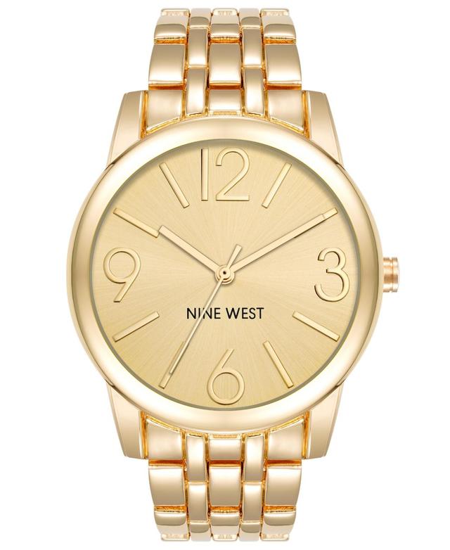 Nine West Women's Gold-Tone Dress Watch, Size: Medium - Size: Medium Product Image