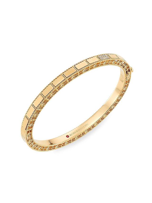 Womens Mosaic 18K Rose Gold & 0.05 TCW Diamond Bangle Product Image