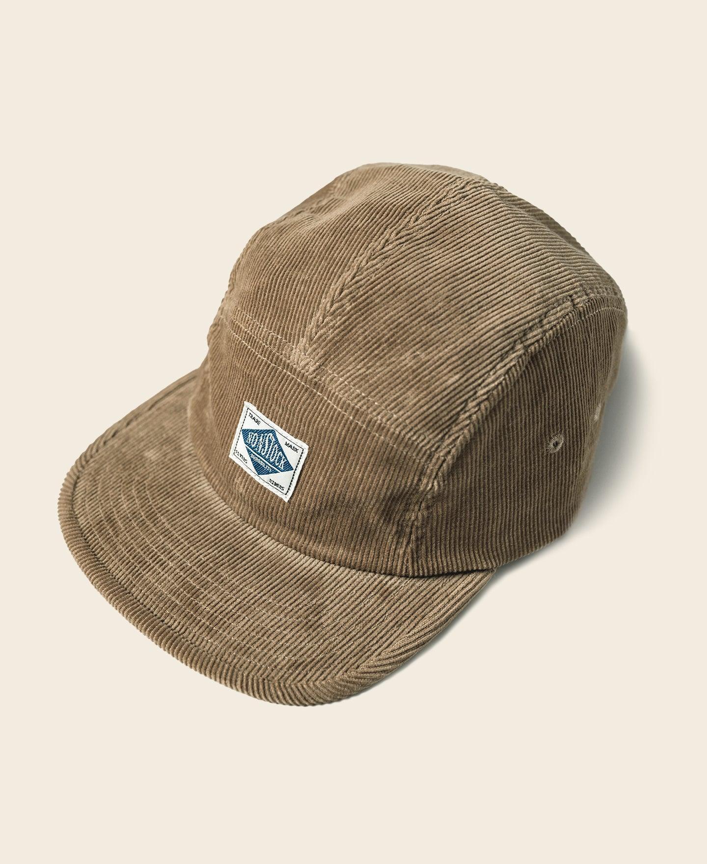 12.5 oz Corduroy 5 Panel Cap - Khaki Product Image