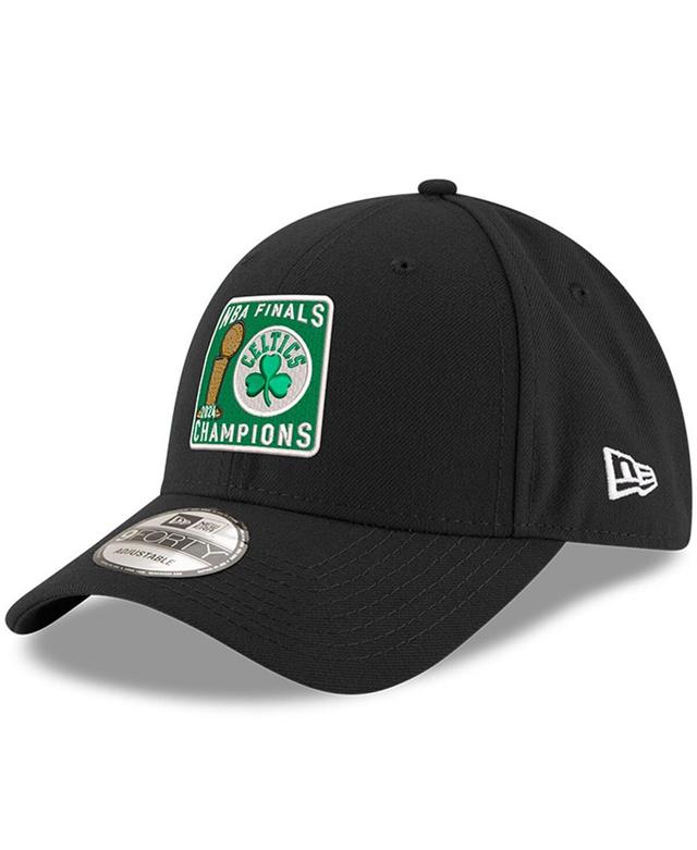 New Era Mens Black Boston Celtics 2024 Nba Finals Champions Squared Up 9FORTY Adjustable Hat Product Image