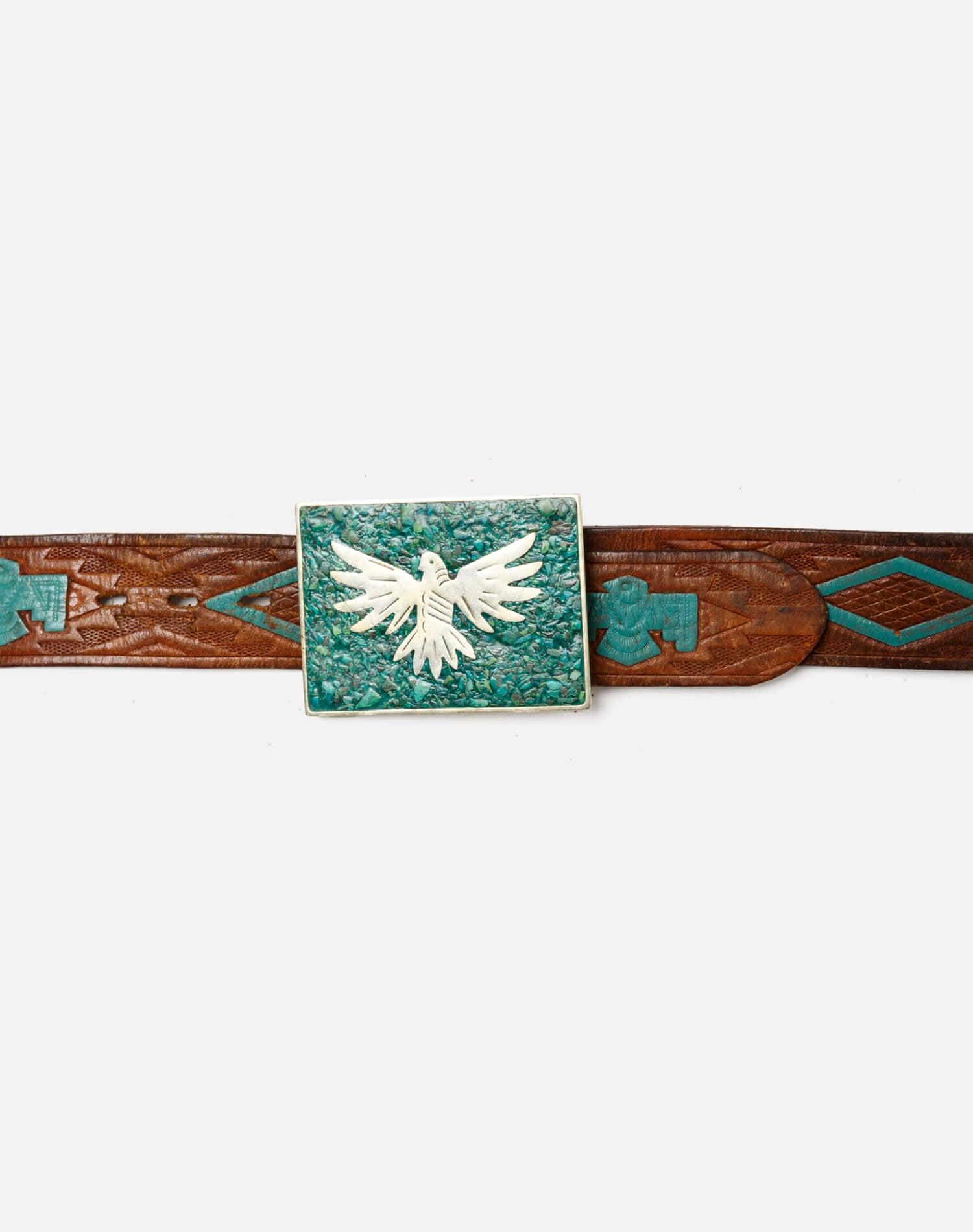 70s Chip Turquoise Belt - #48 Female Product Image