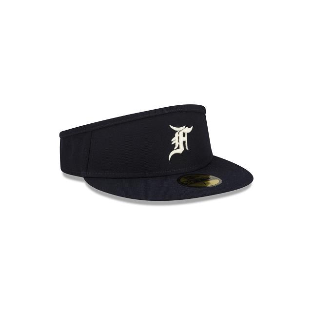 Fear of God Essentials Navy 59FIFTY Visor Hat Male Product Image