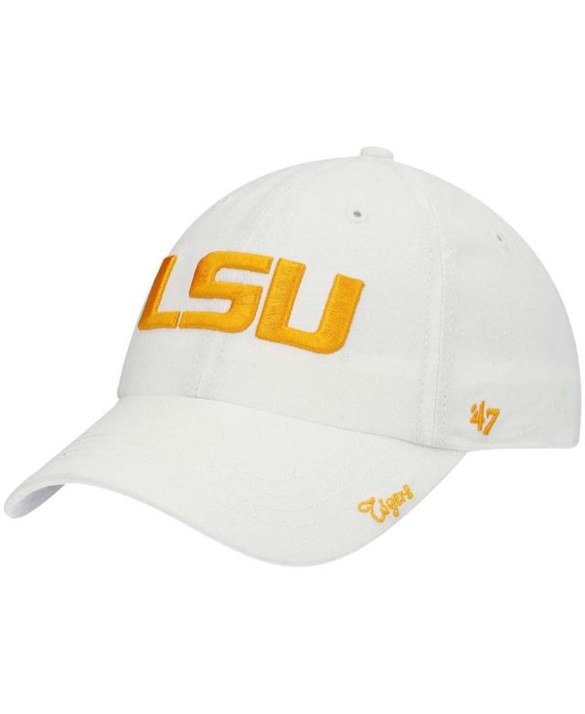 Womens White Lsu Tigers Miata Clean Up Logo Adjustable Hat Product Image