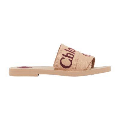 Beige Woody Sandals In Brown Product Image