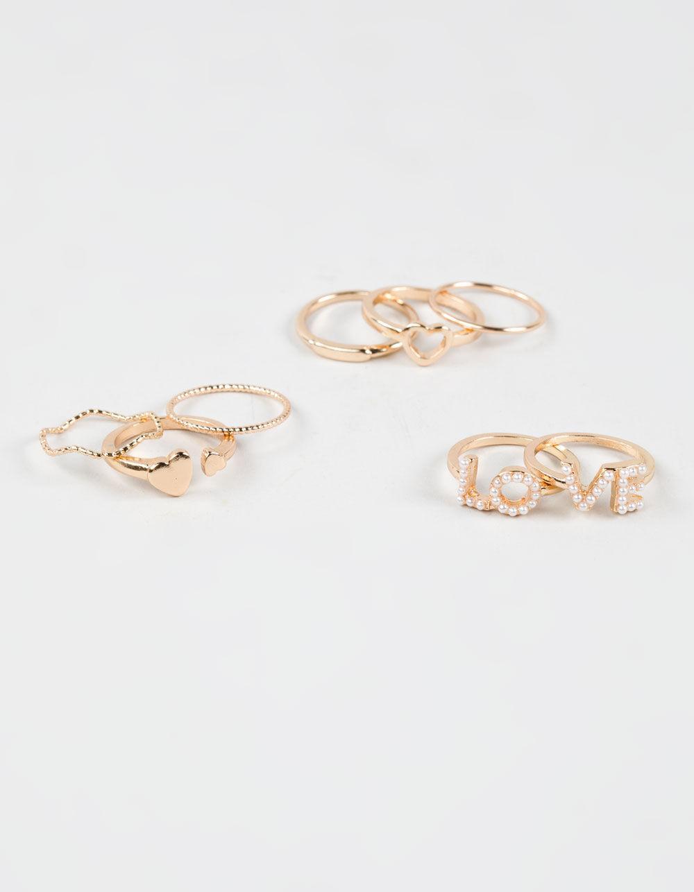 FULL TILT 8 Pack Love Ring Set Product Image