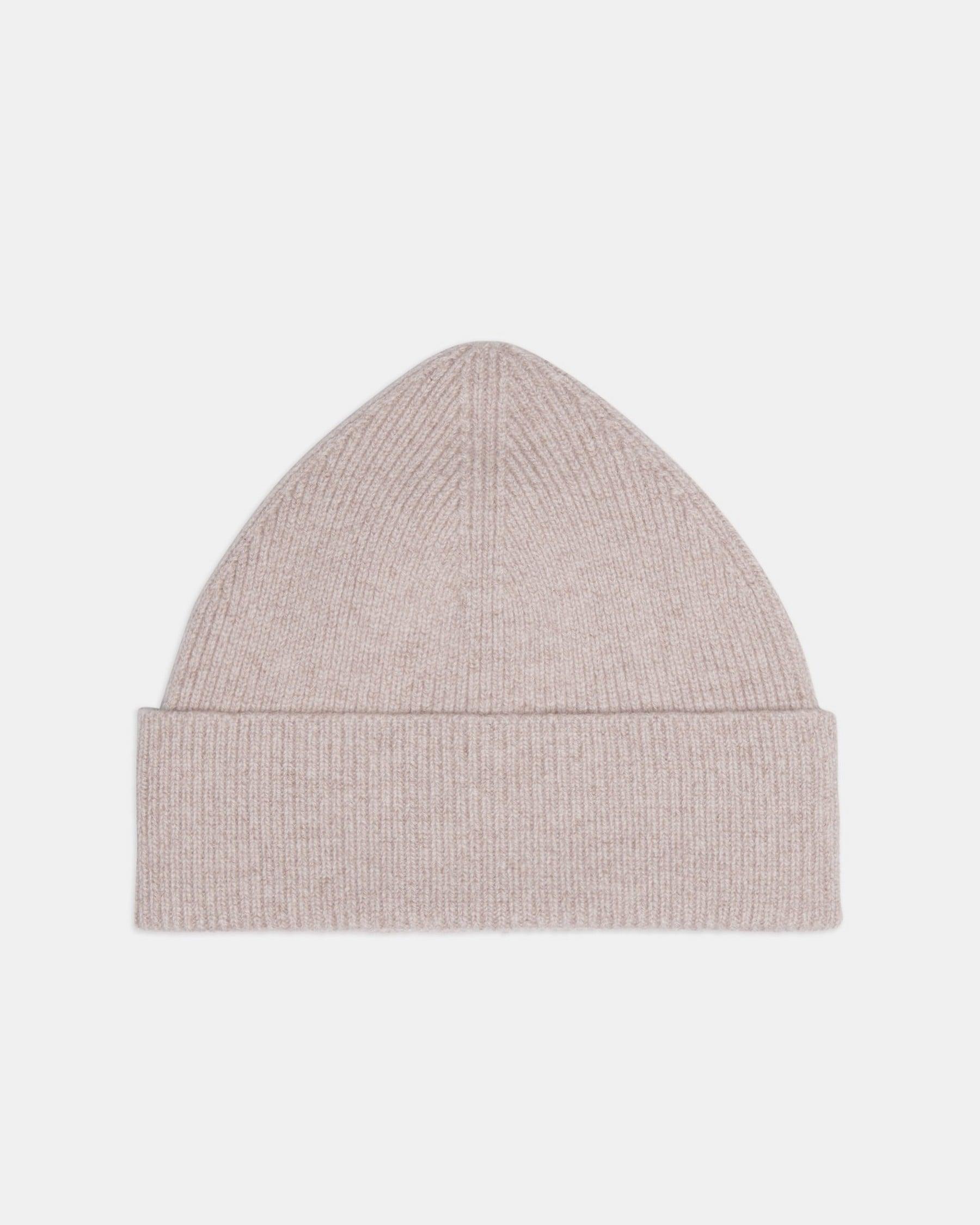 Beanie in Ribbed Cashmere Product Image