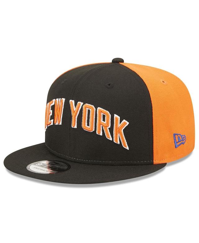 Mens New Era New York Knicks 2022/23 City Edition Official 9FIFTY Snapback Adjustable Hat Product Image