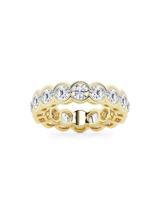 Womens 14K Yellow Gold & Round Lab-Grown Diamond Eternity Band/2.00-5.00 TCW Product Image