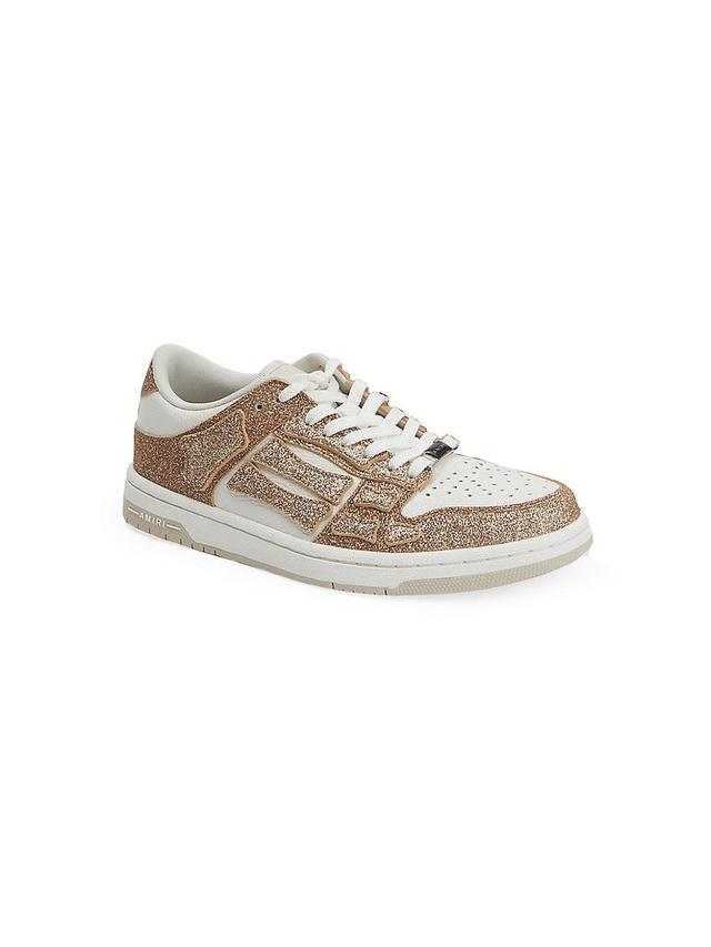 Womens Shimmer Skel Top Low Sneakers Product Image