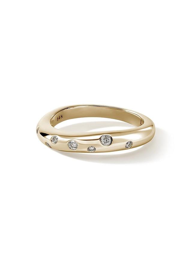 John Hardy Surf Diamond Band Ring Product Image