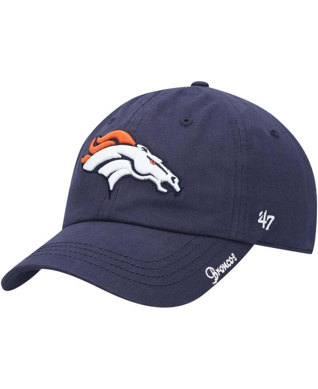 Womens Navy Denver Broncos Miata Clean Up Primary Adjustable Hat Product Image