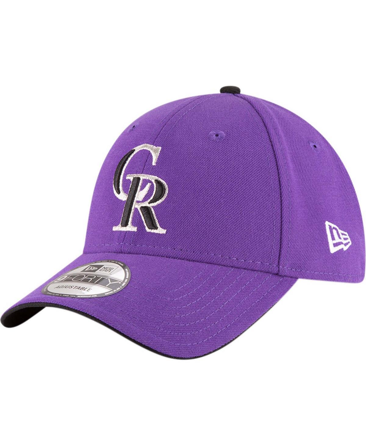 New Era Mens Colorado Rockies New Era Rockies The League Cap - Mens Black/White Product Image