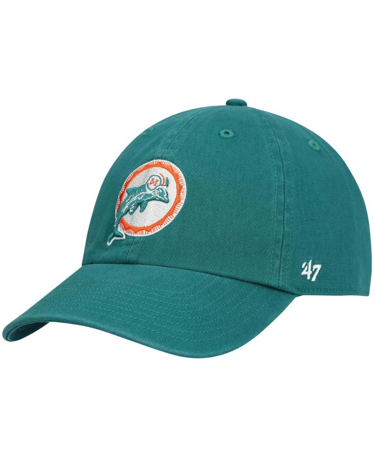 Mens 47 Teal Miami Dolphins Clean Up Legacy Adjustable Hat Product Image