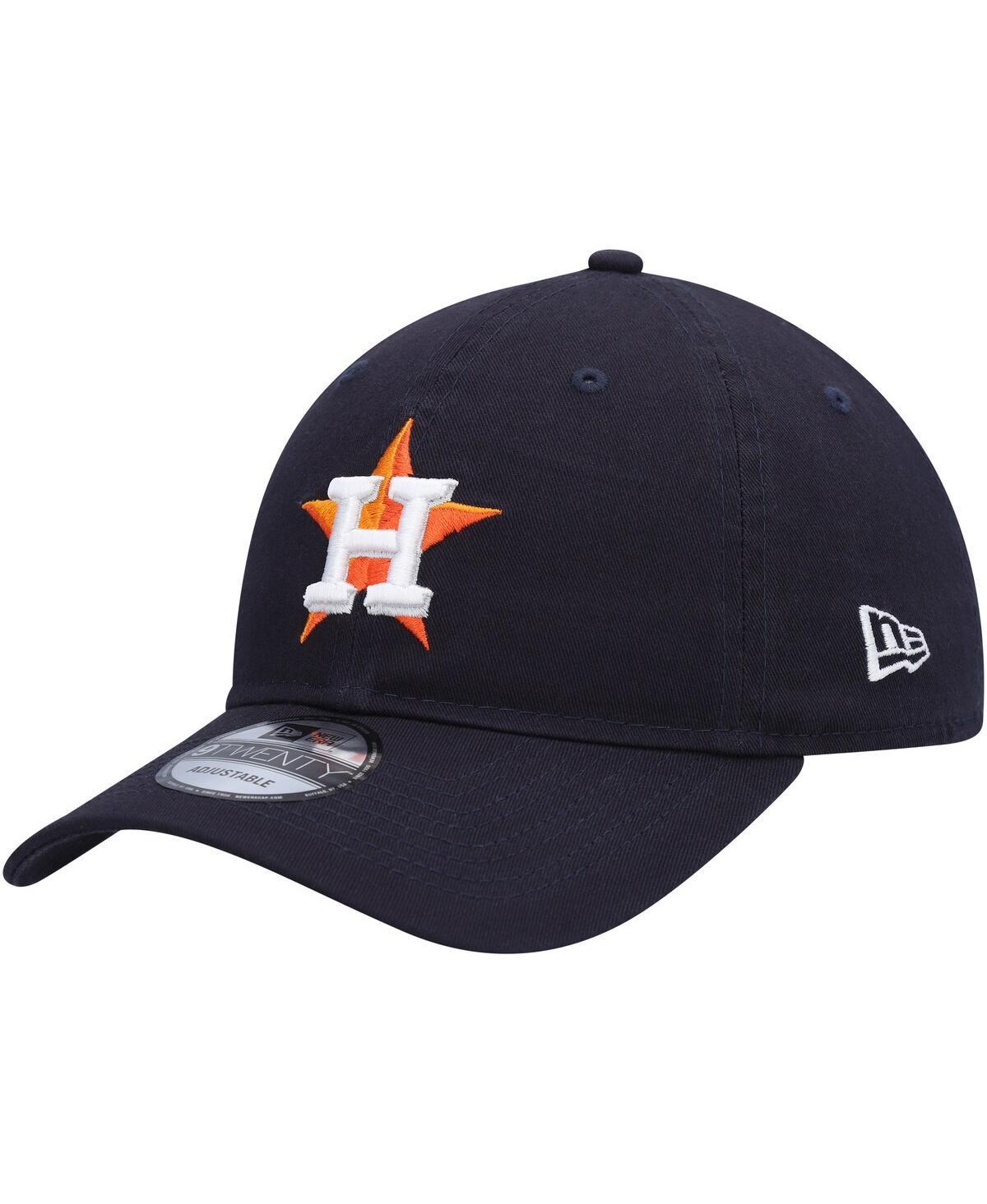 Mens New Era Navy Houston Astros Logo Replica Core Classic 9TWENTY Adjustable Hat Product Image