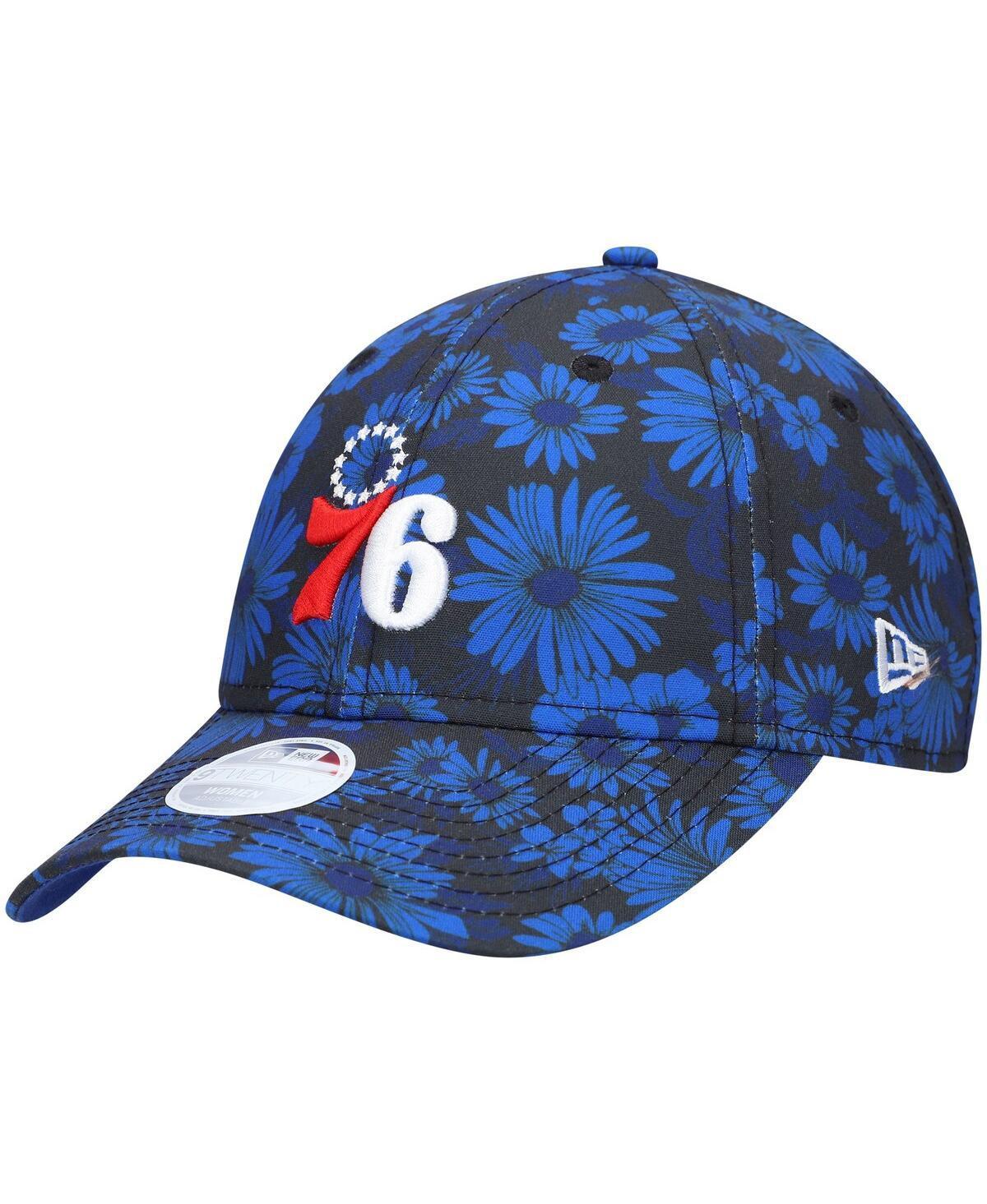 Womens New Era Royal Philadelphia 76ers Blossom 2.0 9TWENTY Adjustable Hat Product Image