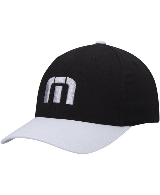 Mens Travis Mathew Black Skipper Tri-Blend Snapback Hat - Black Product Image