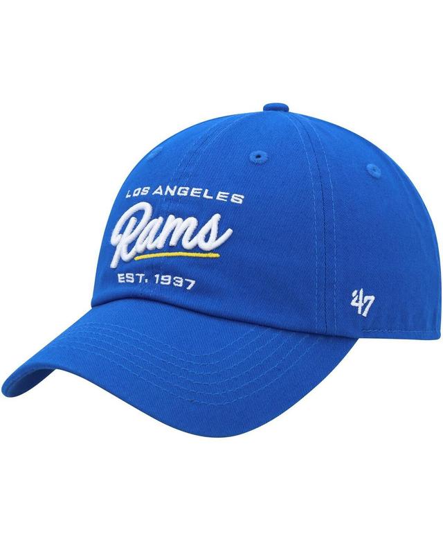 Womens 47 Royal Los Angeles Rams Sidney Clean Up Adjustable Hat Product Image