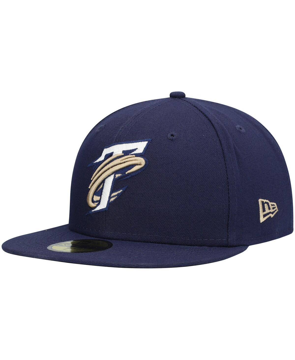 Mens New Era Navy Tri-City Dust Devils Authentic Collection Team Home 59FIFTY Fitted Hat Product Image