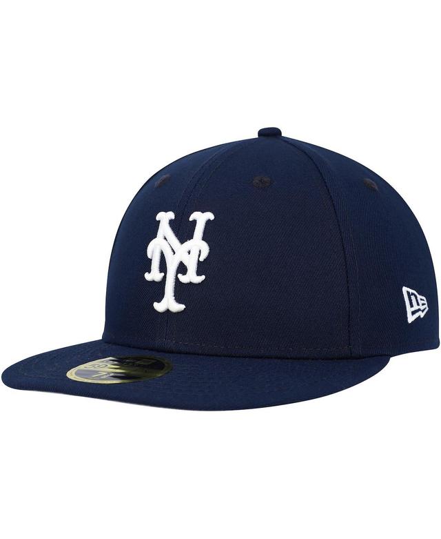 Mens New Era New York Mets Oceanside Low Profile 59FIFTY Fitted Hat Blue Product Image