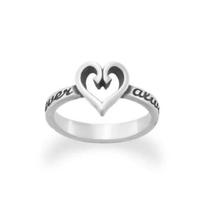 "Forever and Always" Heart Ring Product Image