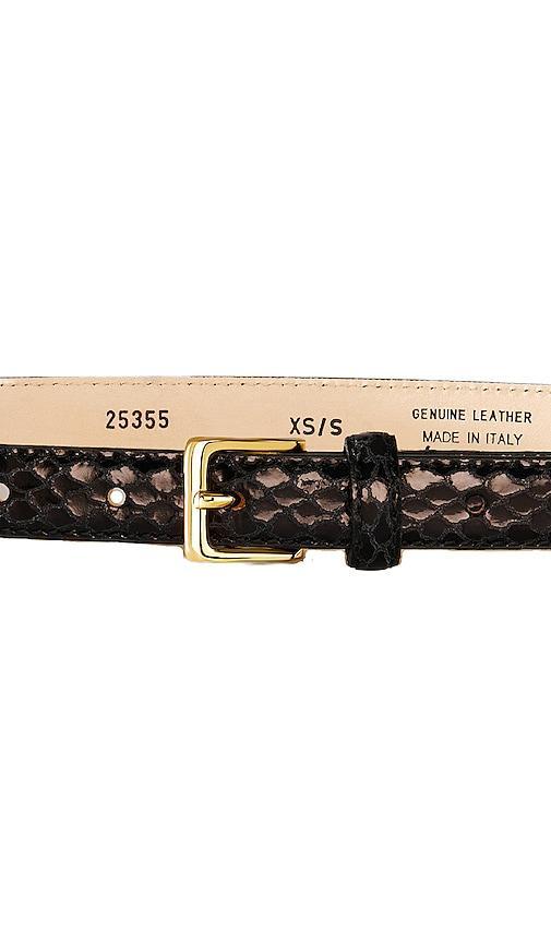 AUREUM Black Snake Embossed Belt Product Image