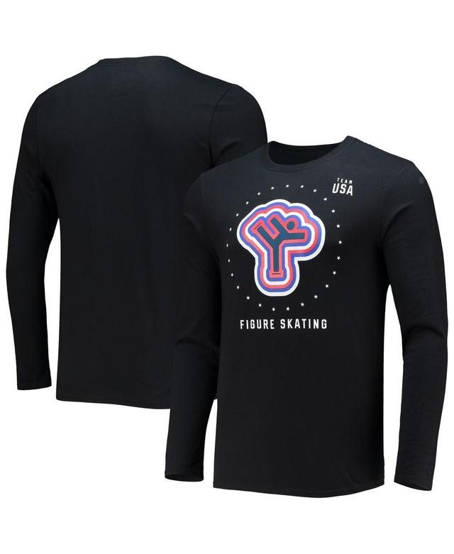 Mens Fanatics Branded Black Team USA Figure Skating Long Sleeve T-Shirt Product Image