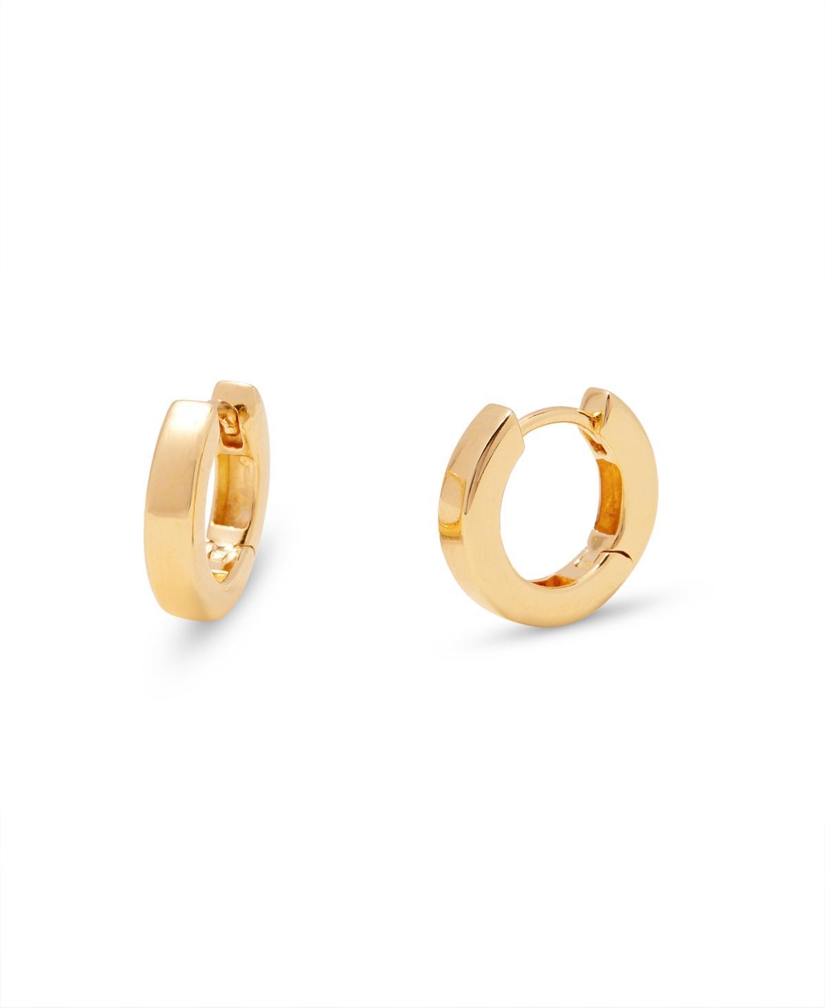 Womens Abigale 14K-Yellow-Gold Vermeil Huggie Hoop Earrings Product Image