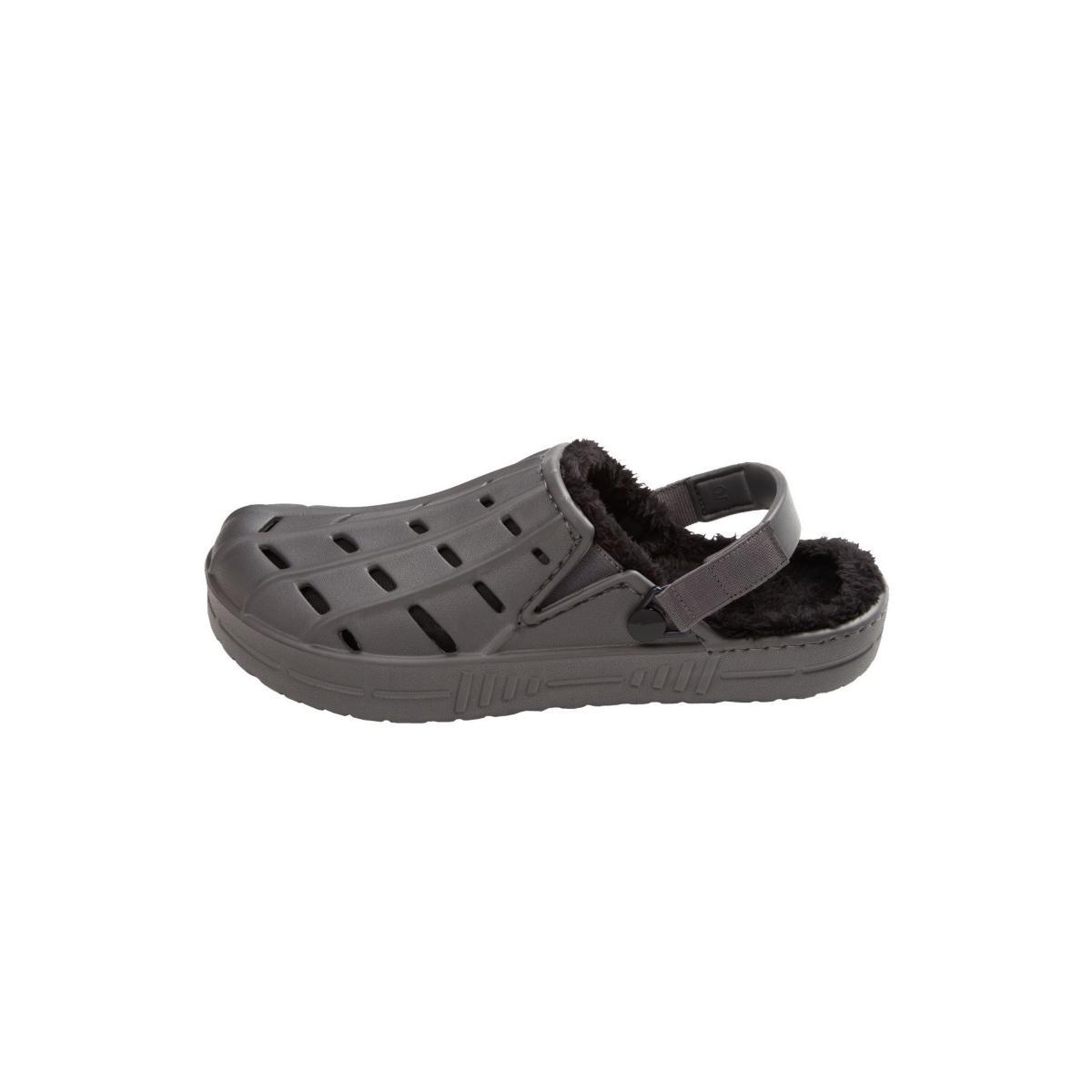 KingSize Mens Fur-Lined Rubber Clogs Product Image