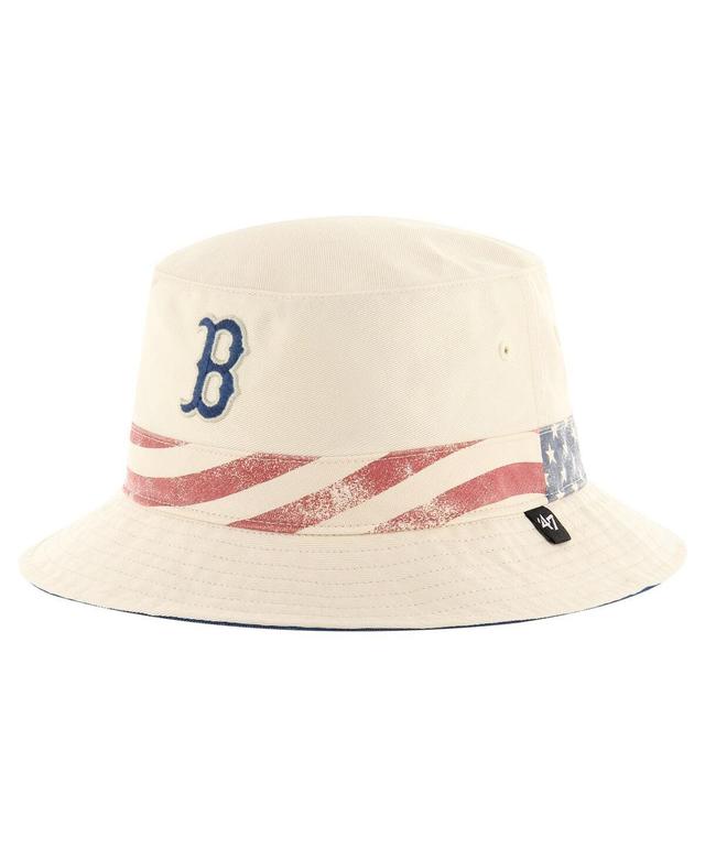 47 Brand Mens Khaki Boston Red Sox Glory Daze Bucket Hat Product Image