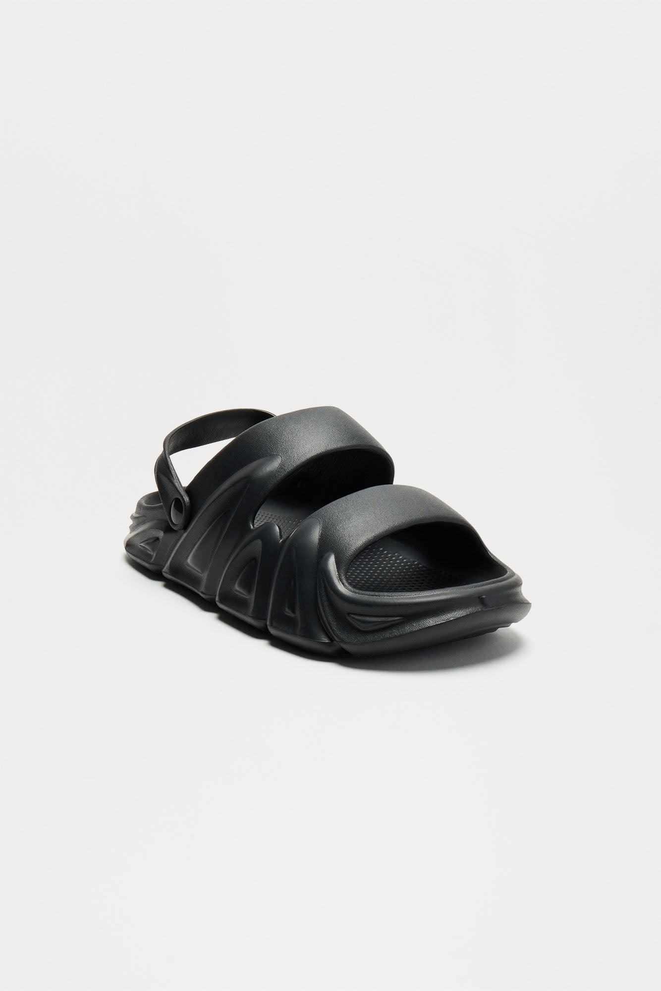 Slip Me On Slides - Black Product Image