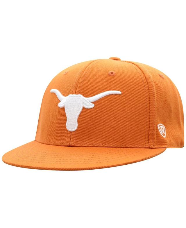 Mens Top of the World Texas Orange Texas Longhorns Team Color Fitted Hat Product Image