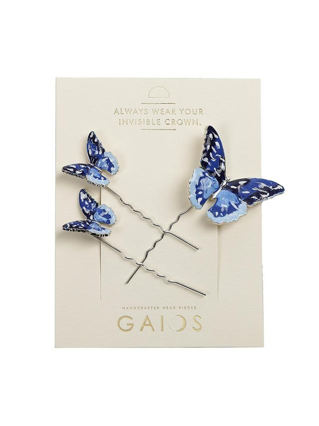 Womens Dreamer Midnight Mariposa Hair Pin Set Product Image