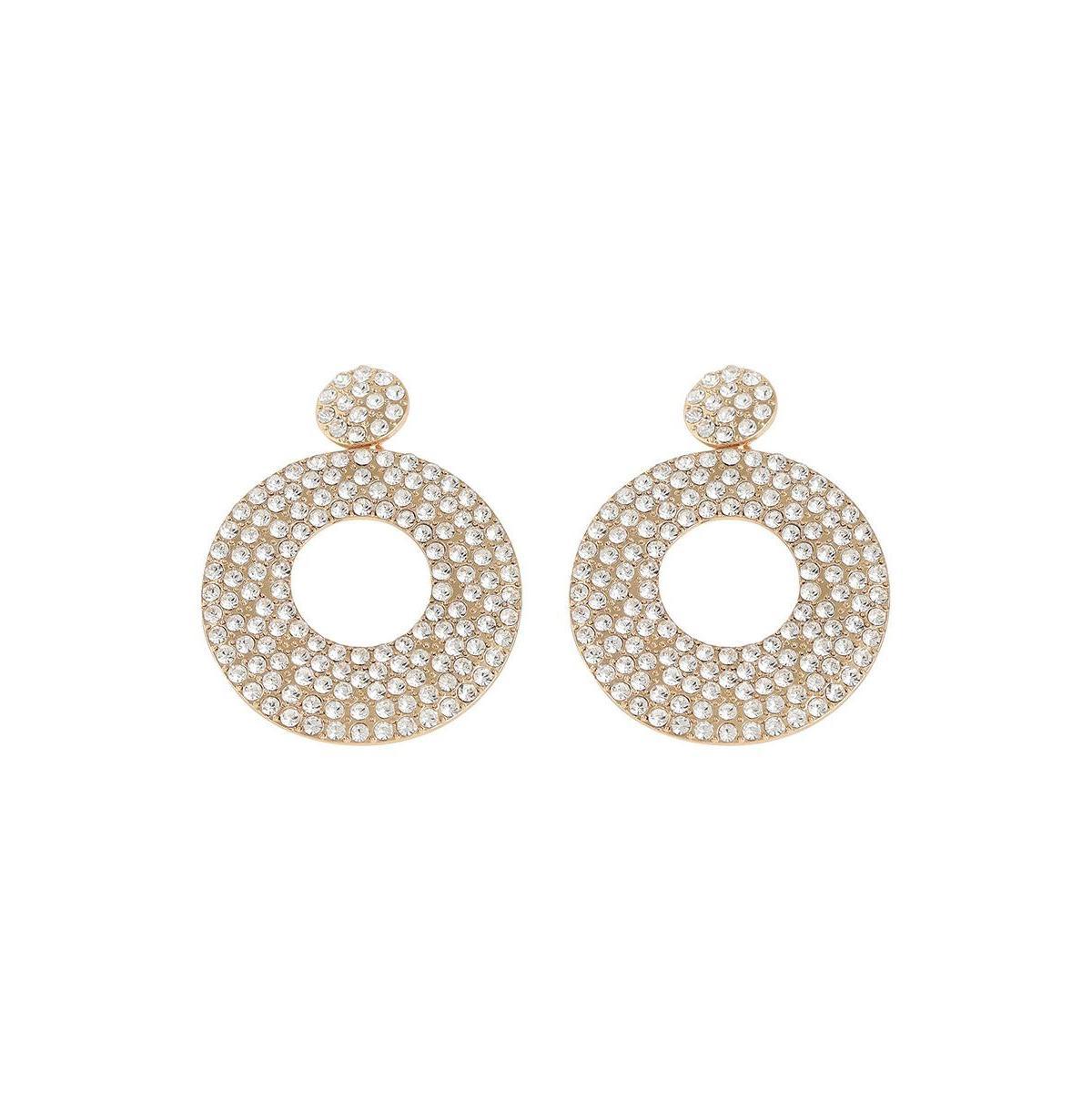 Sohi Womens Circular Drop Earrings Product Image