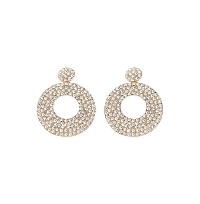 Sohi Womens Circular Drop Earrings Product Image