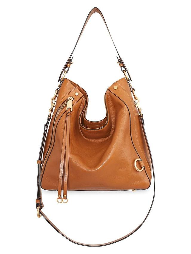 Womens Mab Leather Hobo Bag Product Image