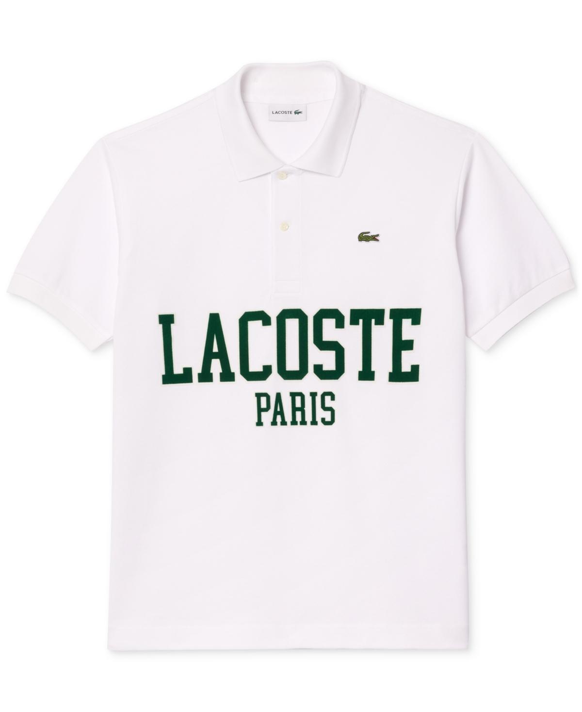 Lacoste Mens Classic-Fit Short Sleeve Logo Polo Shirt Product Image