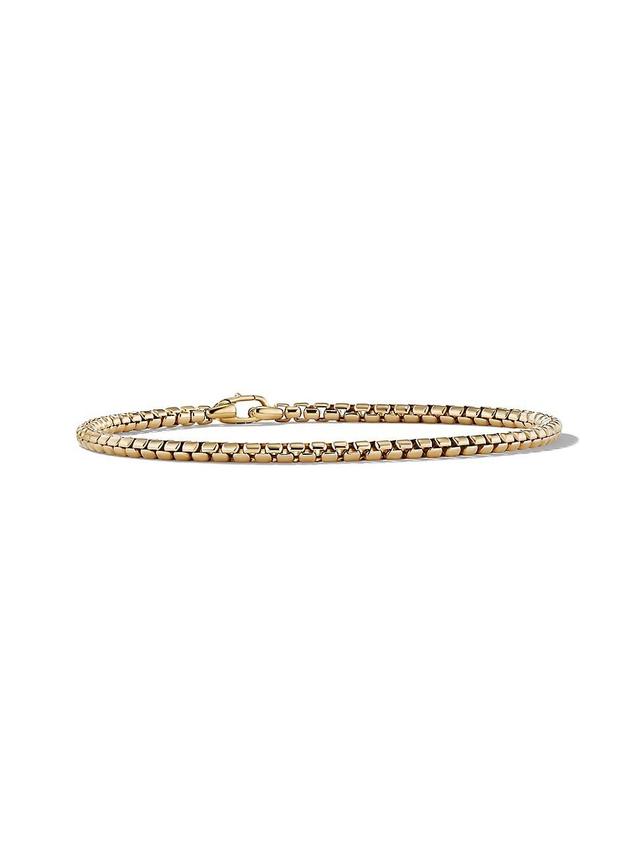 David Yurman 18K Yellow Gold Bel Aire Box Chain Bracelet Product Image