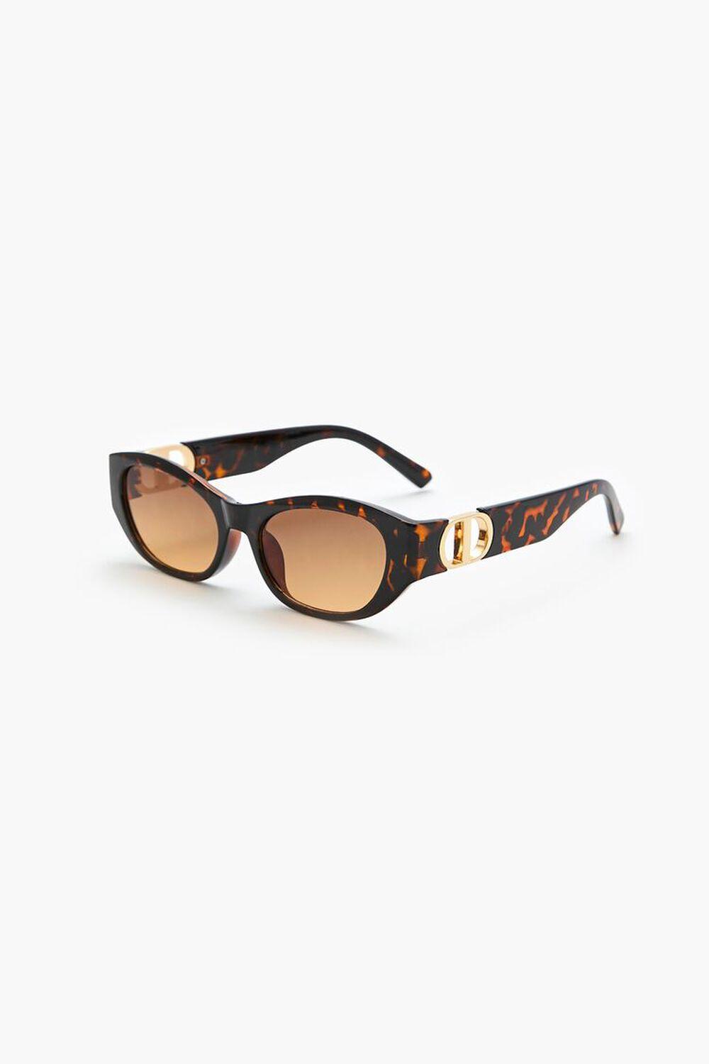 Tortoiseshell Oval Sunglasses | Forever 21 Product Image