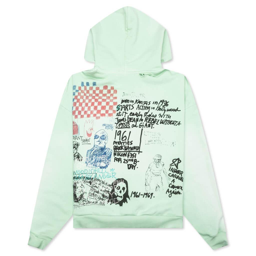 Son of Sal Hooded Sweatshirt - Mint Green Male Product Image