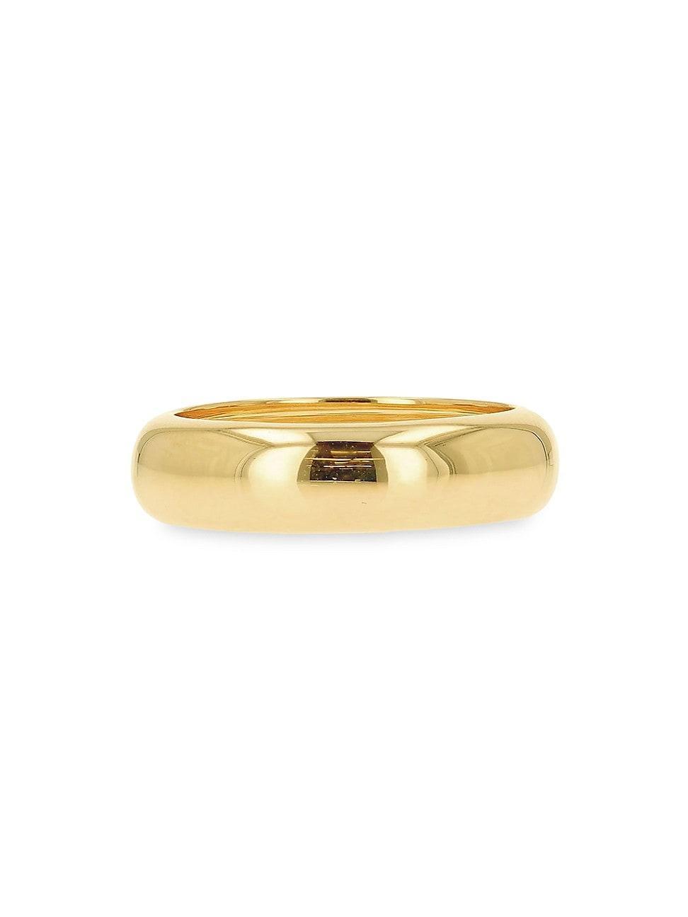 Womens 14K Yellow Gold Domed Ring Product Image