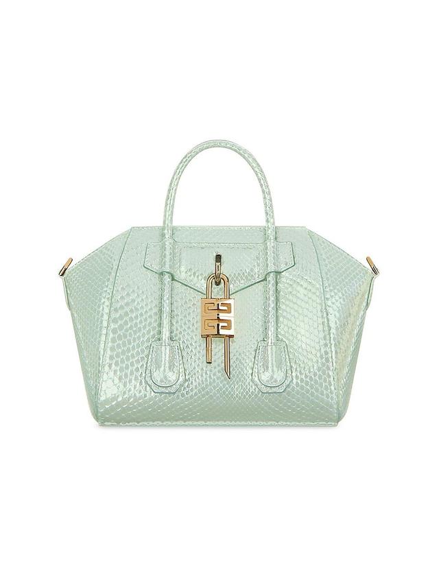 Womens Mini Antigona Lock Top Handle Bag in Ayers Product Image