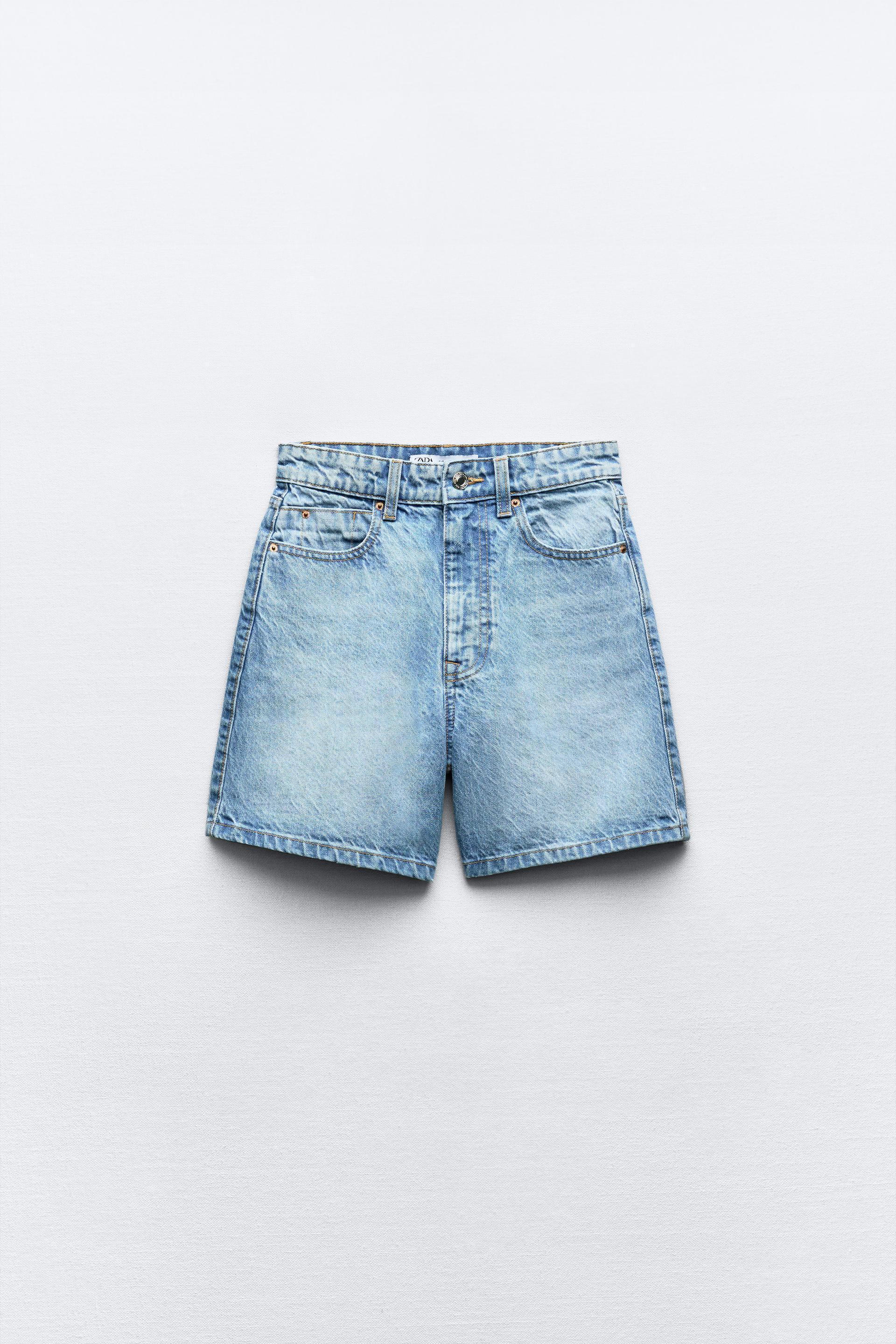 Z1975 HIGH-WAISTED MOM FIT SHORTS Product Image