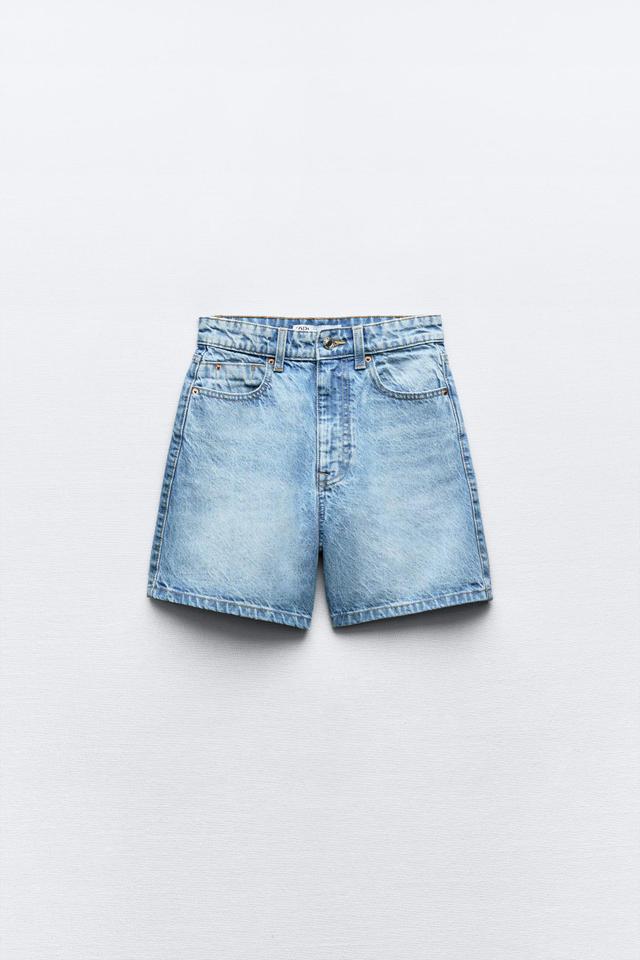 Z1975 HIGH-WAISTED MOM FIT SHORTS Product Image