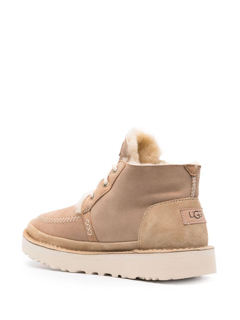 UGG Neumel Lace-up Boots In Beige Product Image